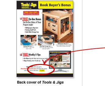 Inside back cover of Table Saw Essentials